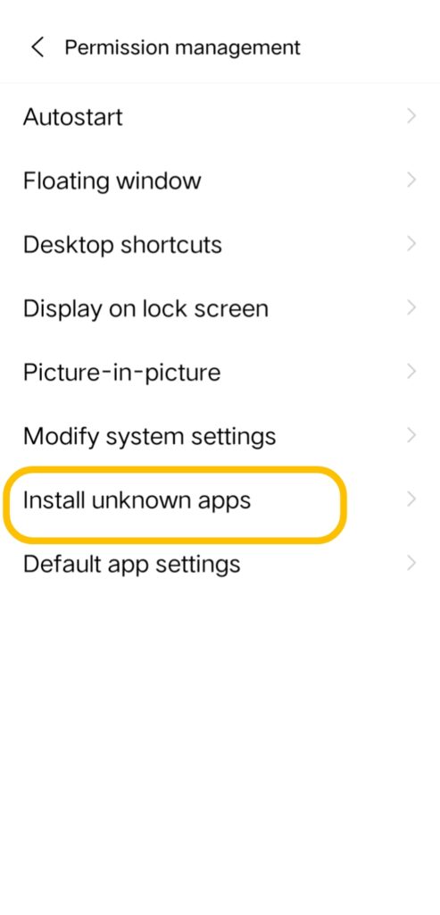 Enable the “ Install Apps from unknown sources’’ and allow Apk installation.